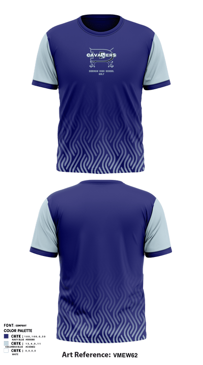 Dorman High School Golf 69976205 Short Sleeve Performance Shirt - 1