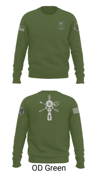 Crew Neck Sweatshirt, , Army, Teamtime, Team time, sublimation, custom sports apparel, team uniforms, spirit wear, spiritwear, sports uniforms, custom shirts, team store, custom team store, fundraiser sports, apparel fundraiser