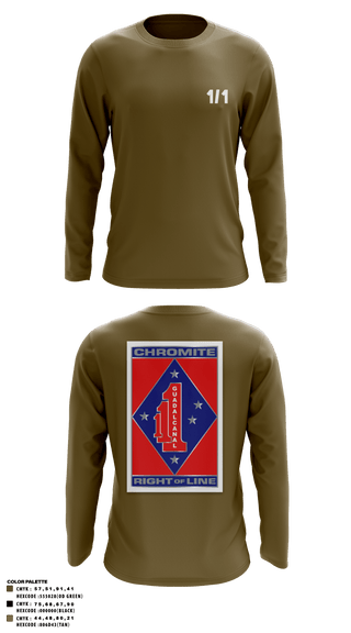 Long Sleeve Performance Shirt, V1/1, Marines, Teamtime, Team time, sublimation, custom sports apparel, team uniforms, spirit wear, spiritwear, sports uniforms, custom shirts, team store, custom team store, fundraiser sports, apparel fundraiser