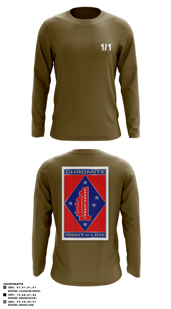 Long Sleeve Performance Shirt, V1/1, Marines, Teamtime, Team time, sublimation, custom sports apparel, team uniforms, spirit wear, spiritwear, sports uniforms, custom shirts, team store, custom team store, fundraiser sports, apparel fundraiser