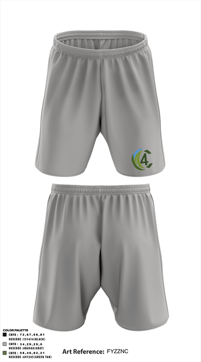 C4 36536830 Athletic Shorts With Pockets - 7