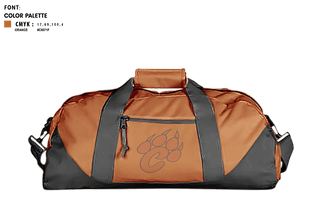 Duffle Bag, Crawford County High School Volleyball, Women's Volleyball, Teamtime, Team time, sublimation, custom sports apparel, team uniforms, spirit wear, spiritwear, sports uniforms, custom shirts, team store, custom team store, fundraiser sports, apparel fundraiser