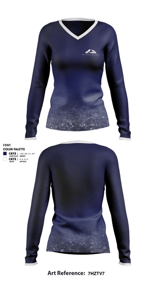Women's Long Sleeve Vneck Shirt, Rivertree Academy, Spirit Store, Teamtime, Team time, sublimation, custom sports apparel, team uniforms, spirit wear, spiritwear, sports uniforms, custom shirts, team store, custom team store, fundraiser sports, apparel fundraiser