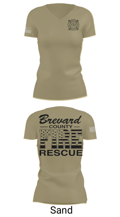 BCFR 93029209 Women's Short Sleeve V-neck Shirt - 44