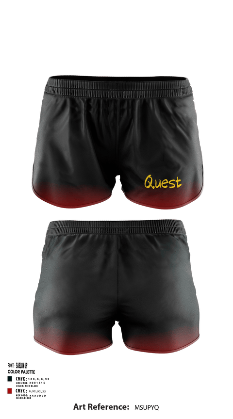 Ranger Panties, Quest, , Teamtime, Team time, sublimation, custom sports apparel, team uniforms, spirit wear, spiritwear, sports uniforms, custom shirts, team store, custom team store, fundraiser sports, apparel fundraiser