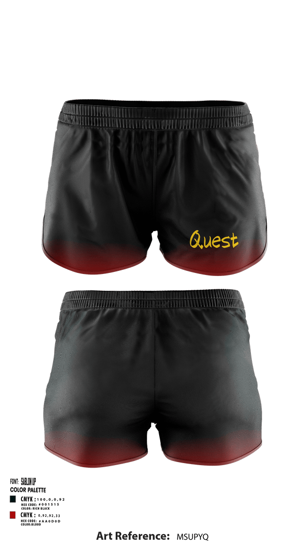 Ranger Panties, Quest, , Teamtime, Team time, sublimation, custom sports apparel, team uniforms, spirit wear, spiritwear, sports uniforms, custom shirts, team store, custom team store, fundraiser sports, apparel fundraiser