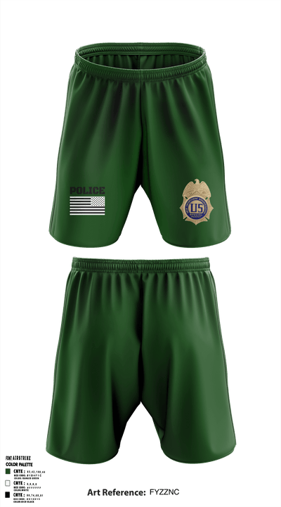 DEA Enforcement Group 46 13099367 Athletic Shorts With Pockets - 54