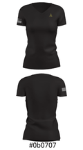 B Co 2-1 SFG(A) 83464098 Women's Short Sleeve V-neck Shirt - 4