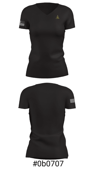 Women's Short Sleeve Vneck Shirt, , Army, Teamtime, Team time, sublimation, custom sports apparel, team uniforms, spirit wear, spiritwear, sports uniforms, custom shirts, team store, custom team store, fundraiser sports, apparel fundraiser