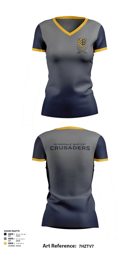 Women's Short Sleeve Vneck Shirt, Riverdale Women's Basketball, Women's Basketball, Teamtime, Team time, sublimation, custom sports apparel, team uniforms, spirit wear, spiritwear, sports uniforms, custom shirts, team store, custom team store, fundraiser sports, apparel fundraiser