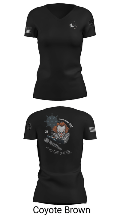 Mobile unit 2 64041633 Women's Short Sleeve V-neck Shirt - 20