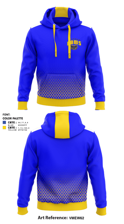 Parowan High School Track 74496610 Hoodie - 1