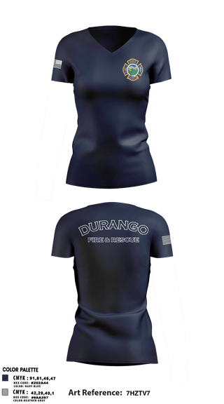Women's Short Sleeve Vneck Shirt, , Fire Department, Teamtime, Team time, sublimation, custom sports apparel, team uniforms, spirit wear, spiritwear, sports uniforms, custom shirts, team store, custom team store, fundraiser sports, apparel fundraiser