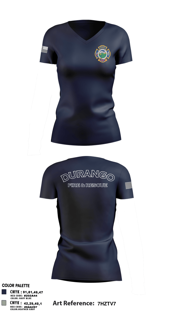 Women's Short Sleeve Vneck Shirt, , Fire Department, Teamtime, Team time, sublimation, custom sports apparel, team uniforms, spirit wear, spiritwear, sports uniforms, custom shirts, team store, custom team store, fundraiser sports, apparel fundraiser