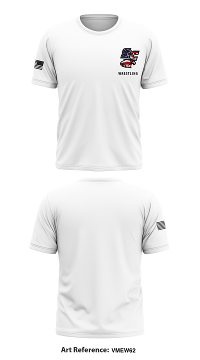 Santiam Christian School Wrestling 60304138 Short Sleeve Performance Shirt - 16