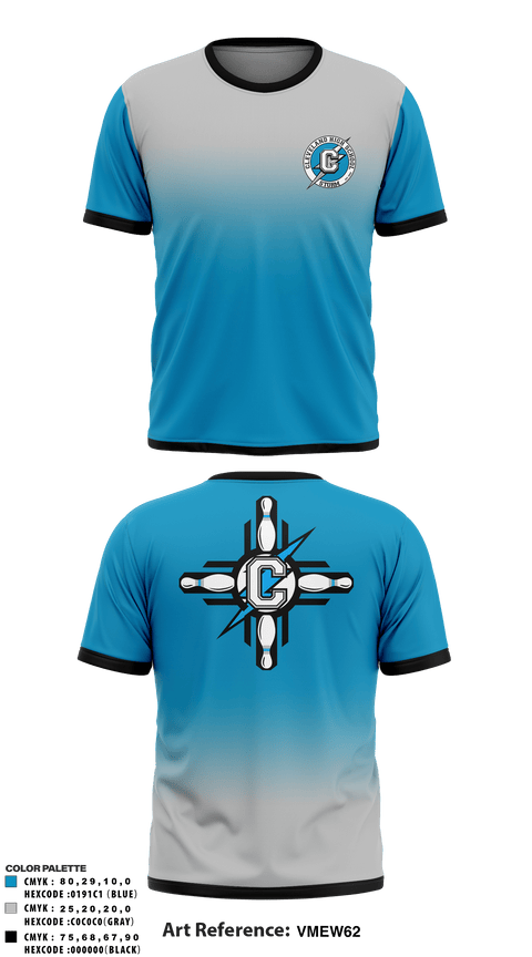 Short Sleeve Performance Shirt, Cleveland Storm, Bowling, Teamtime, Team time, sublimation, custom sports apparel, team uniforms, spirit wear, spiritwear, sports uniforms, custom shirts, team store, custom team store, fundraiser sports, apparel fundraiser