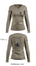 327th MCT 96493981 Women's Long Sleeve V-neck Shirt - 4