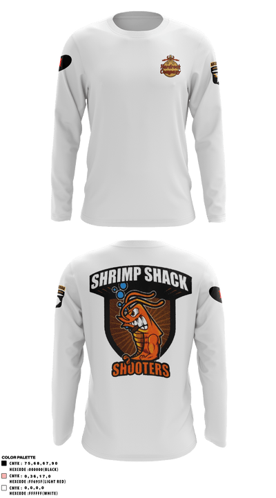 Shrimp Shack Shooters 38335157 Long Sleeve Performance Shirt - 3