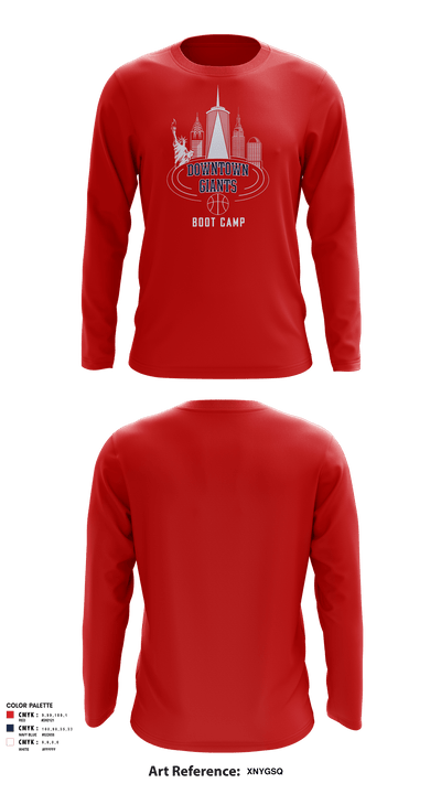 DTG Basketball 38220233 Long Sleeve Performance Shirt - 6