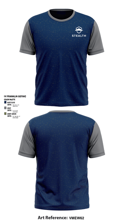 Stealth customs 84323734 Short Sleeve Performance Shirt - 1