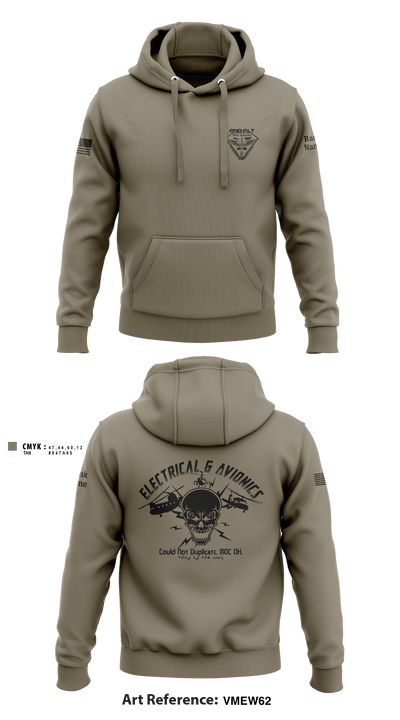 B Co 642 Avionics 85190255 Hoodie - 2