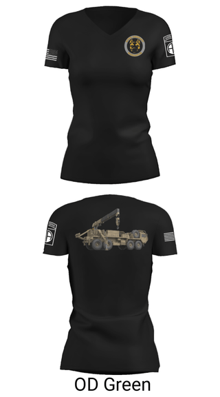 Women's Short Sleeve Vneck Shirt, , Army, Teamtime, Team time, sublimation, custom sports apparel, team uniforms, spirit wear, spiritwear, sports uniforms, custom shirts, team store, custom team store, fundraiser sports, apparel fundraiser