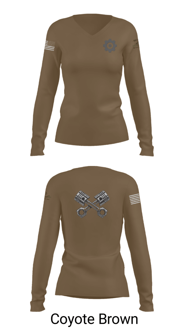 Women's Long Sleeve Vneck Shirt, , Navy, Teamtime, Team time, sublimation, custom sports apparel, team uniforms, spirit wear, spiritwear, sports uniforms, custom shirts, team store, custom team store, fundraiser sports, apparel fundraiser