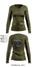 Task Force Desert Knights 21823291 Women's Long Sleeve V-neck Shirt - 51