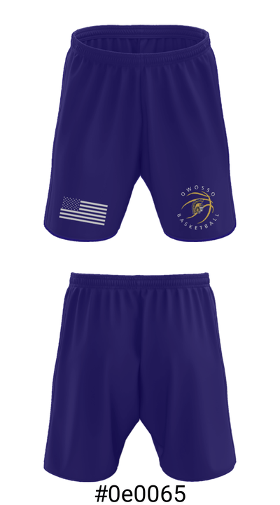 Owosso High School Basketball 36542620 Athletic Shorts With Pockets - 15