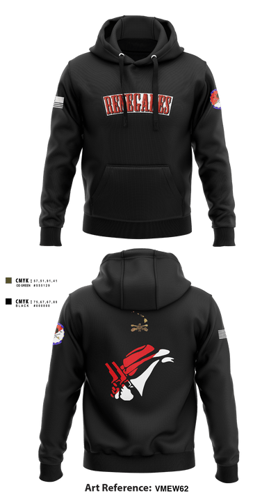 2-6 Cav Alpha troop Renegades 57667590 Hoodie - 9