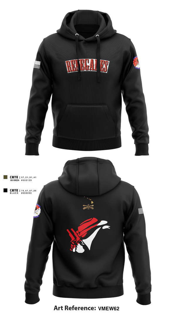 Hoodie, 2-6 Cav Alpha troop Renegades, Army, Teamtime, Team time, sublimation, custom sports apparel, team uniforms, spirit wear, spiritwear, sports uniforms, custom shirts, team store, custom team store, fundraiser sports, apparel fundraiser