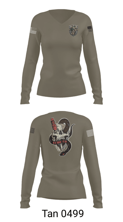 2/7th SFG(A) 18065592 Women's Long Sleeve V-neck Shirt - 40
