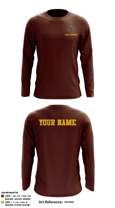 North Farmington High School Basketball 37037275 Long Sleeve Performance Shirt - 31
