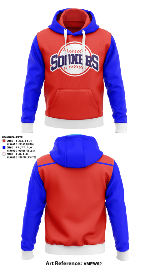 Hoodie, Sydney Sooners Baseball, Baseball, Teamtime, Team time, sublimation, custom sports apparel, team uniforms, spirit wear, spiritwear, sports uniforms, custom shirts, team store, custom team store, fundraiser sports, apparel fundraiser