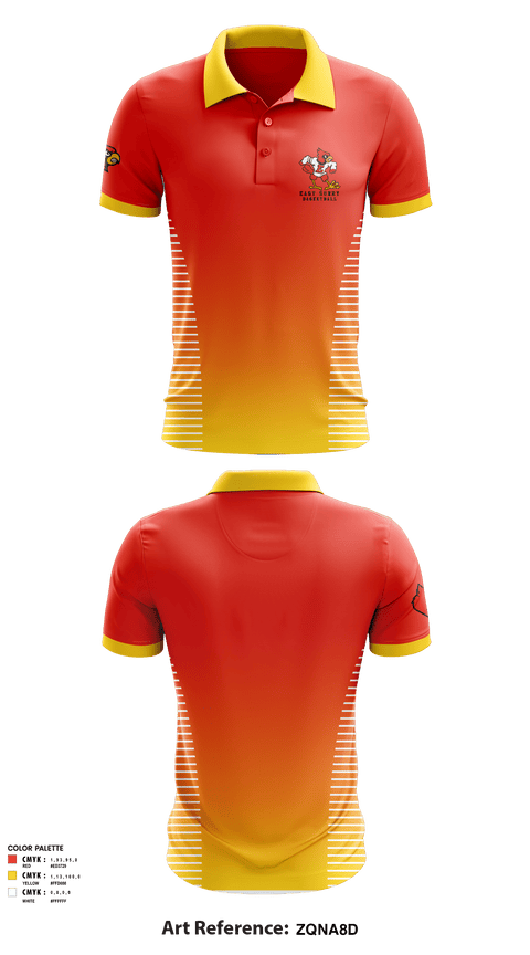 Short Sleeve Performance Polo, East Surry High School Basketball, Men's Basketball, Teamtime, Team time, sublimation, custom sports apparel, team uniforms, spirit wear, spiritwear, sports uniforms, custom shirts, team store, custom team store, fundraiser sports, apparel fundraiser