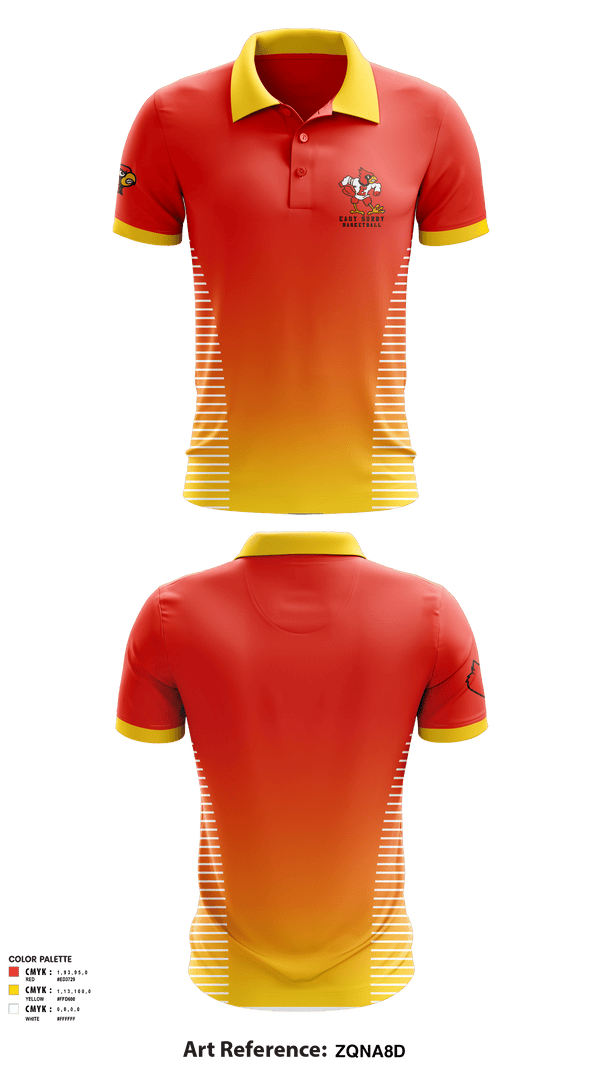 Short Sleeve Performance Polo, East Surry High School Basketball, Men's Basketball, Teamtime, Team time, sublimation, custom sports apparel, team uniforms, spirit wear, spiritwear, sports uniforms, custom shirts, team store, custom team store, fundraiser sports, apparel fundraiser