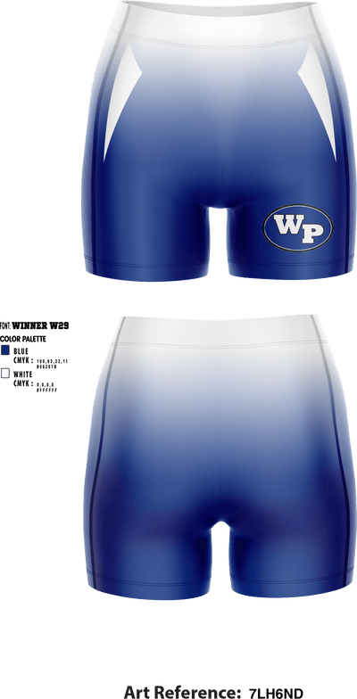 Wills Point High School Volleyball 11791258 Women's Compression Shorts - 1
