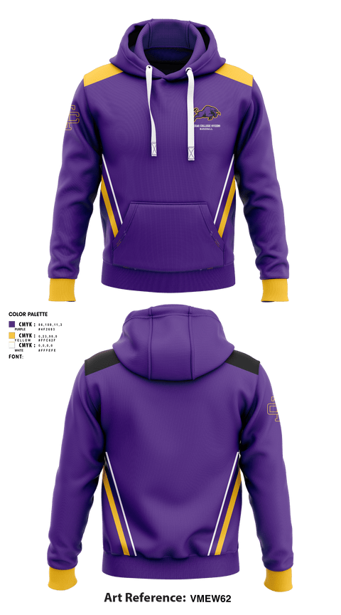Hoodie, Texas College Steers, Baseball, Teamtime, Team time, sublimation, custom sports apparel, team uniforms, spirit wear, spiritwear, sports uniforms, custom shirts, team store, custom team store, fundraiser sports, apparel fundraiser