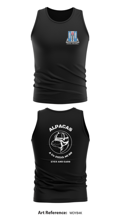 Alpha Company 205th MI BN 42237898 Tank Top - 4