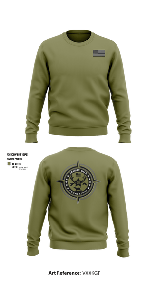 Crew Neck Sweatshirt, Jaimie Cox Foundation, , Teamtime, Team time, sublimation, custom sports apparel, team uniforms, spirit wear, spiritwear, sports uniforms, custom shirts, team store, custom team store, fundraiser sports, apparel fundraiser