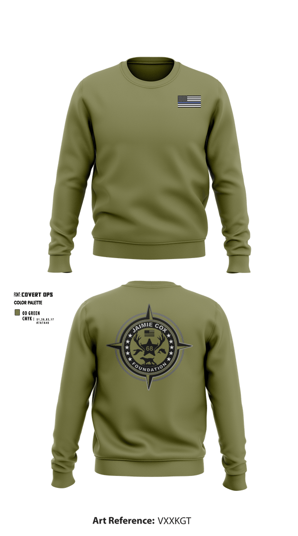 Crew Neck Sweatshirt, Jaimie Cox Foundation, , Teamtime, Team time, sublimation, custom sports apparel, team uniforms, spirit wear, spiritwear, sports uniforms, custom shirts, team store, custom team store, fundraiser sports, apparel fundraiser