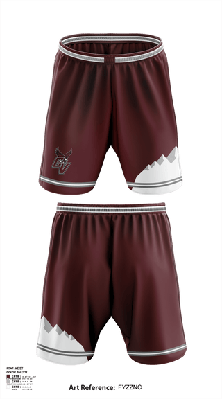 Athletic Shorts With Pockets, Chattanooga Valley Middle School Basketball, Men's Basketball, Teamtime, Team time, sublimation, custom sports apparel, team uniforms, spirit wear, spiritwear, sports uniforms, custom shirts, team store, custom team store, fundraiser sports, apparel fundraiser