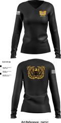 U11 40106032 Women's Long Sleeve V-neck Shirt - 3