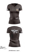 Salisbury Police Special Response Team 23814331 Women's Short Sleeve V-neck Shirt - 2