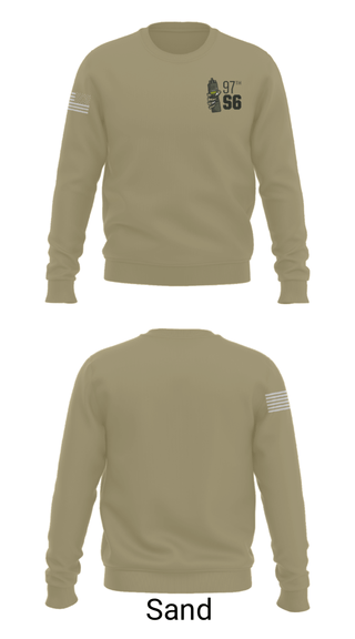 Crew Neck Sweatshirt, , Army, Teamtime, Team time, sublimation, custom sports apparel, team uniforms, spirit wear, spiritwear, sports uniforms, custom shirts, team store, custom team store, fundraiser sports, apparel fundraiser