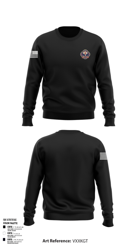 Crew Neck Sweatshirt, , Fire Department, Teamtime, Team time, sublimation, custom sports apparel, team uniforms, spirit wear, spiritwear, sports uniforms, custom shirts, team store, custom team store, fundraiser sports, apparel fundraiser