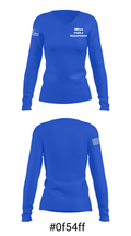 Milton Police Department 34508245 Women's Long Sleeve V-neck Shirt - 37