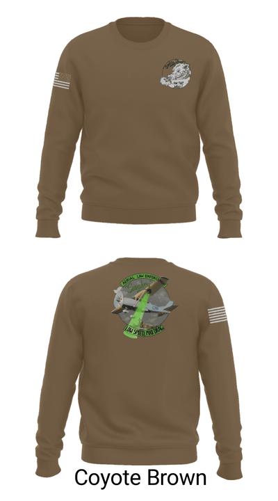 Washington State Patrol Aviation 88282662 Crew Neck Sweatshirt - 8