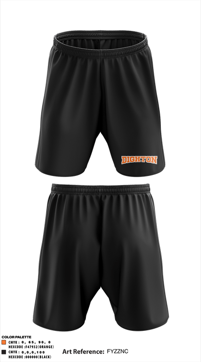 Dighton High School 76298618 Athletic Shorts With Pockets - 4