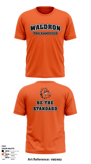 Short Sleeve Performance Shirt, Waldron High School Track, Track & Field, Teamtime, Team time, sublimation, custom sports apparel, team uniforms, spirit wear, spiritwear, sports uniforms, custom shirts, team store, custom team store, fundraiser sports, apparel fundraiser